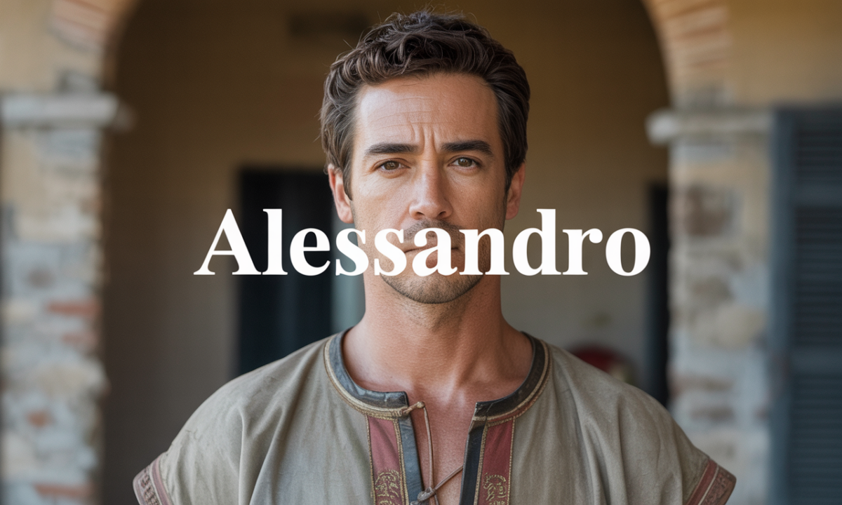 Illustration symbolique liée à l’origine du prénom Alessandro