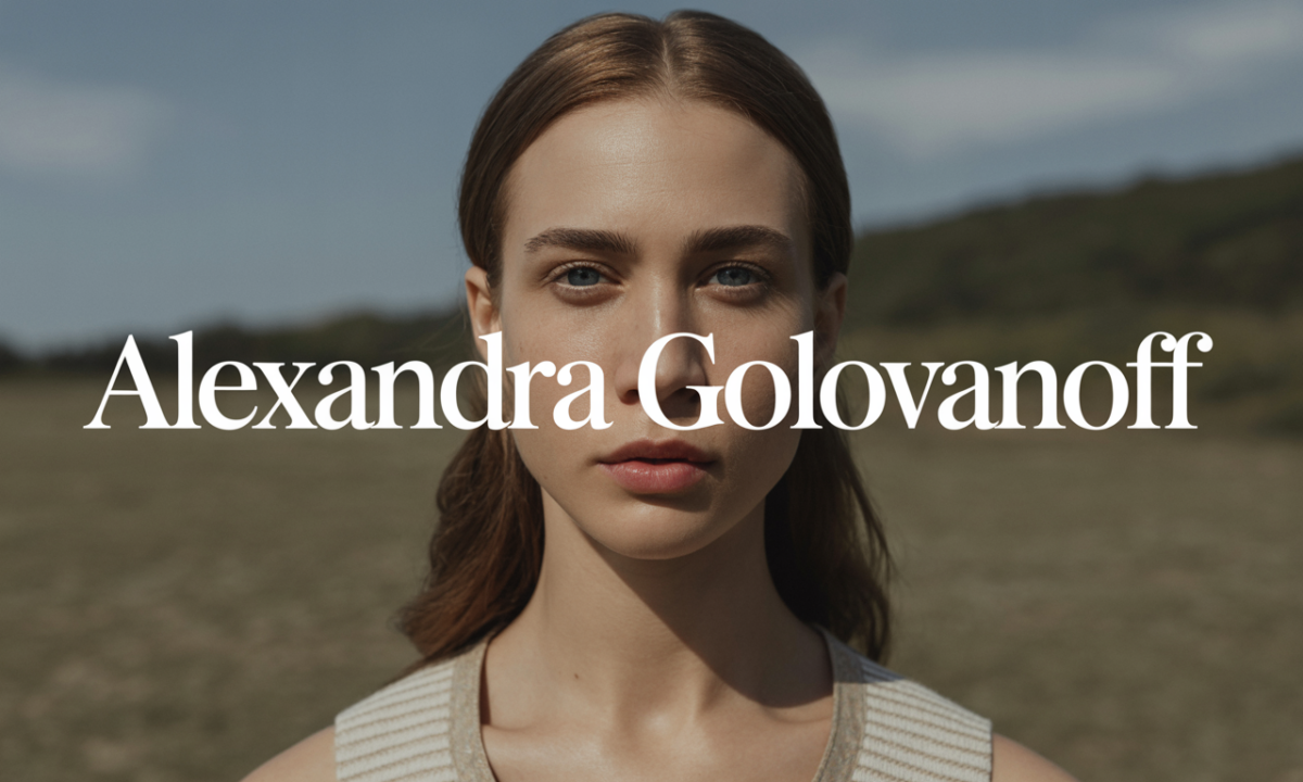 Illustration de Alexandra Golovanoff, personnalité publique