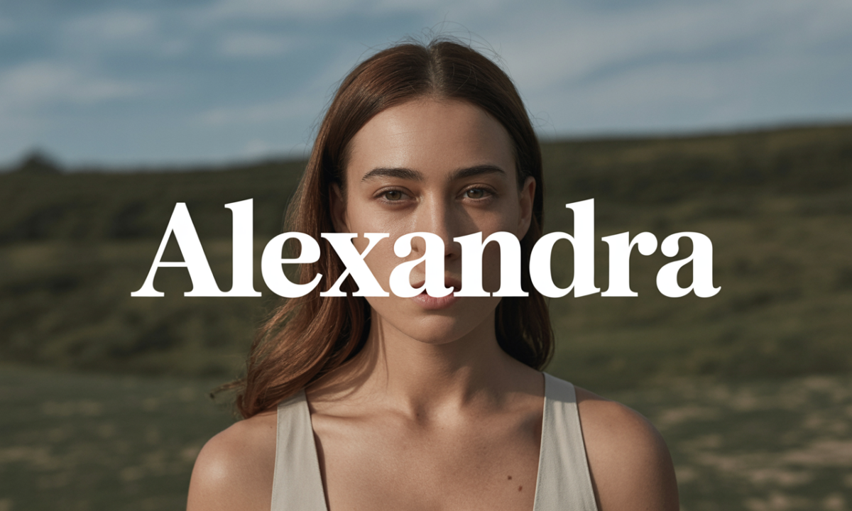 Illustration symbolique liée à l’origine du prénom Alexandra