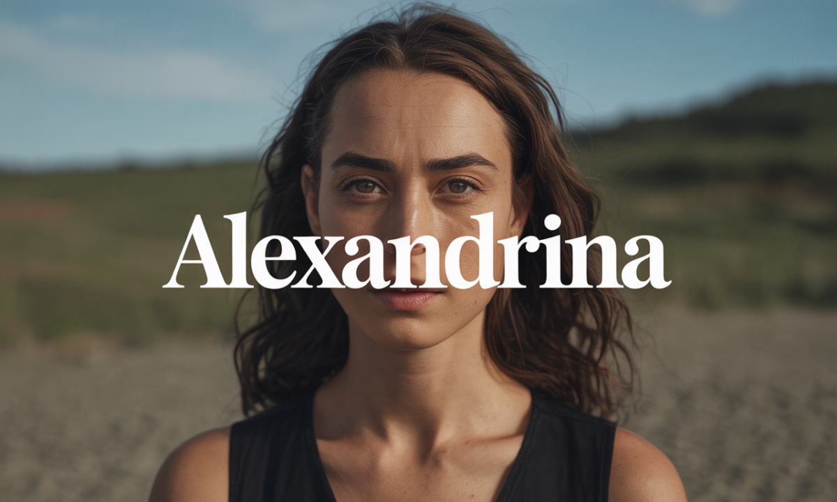 Illustration de Alexandrina, Prénoms