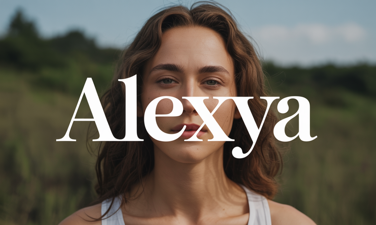 Illustration symbolique liée à l’origine du prénom Alexya