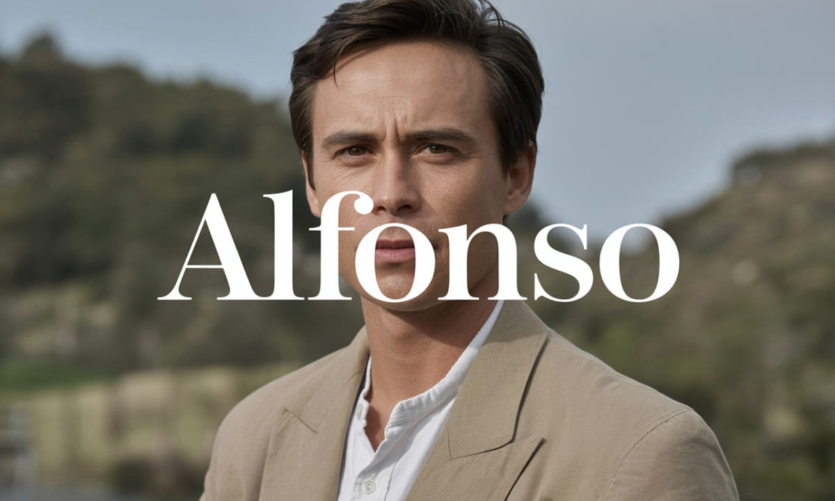 Illustration symbolique liée à l’origine du prénom Alfonso
