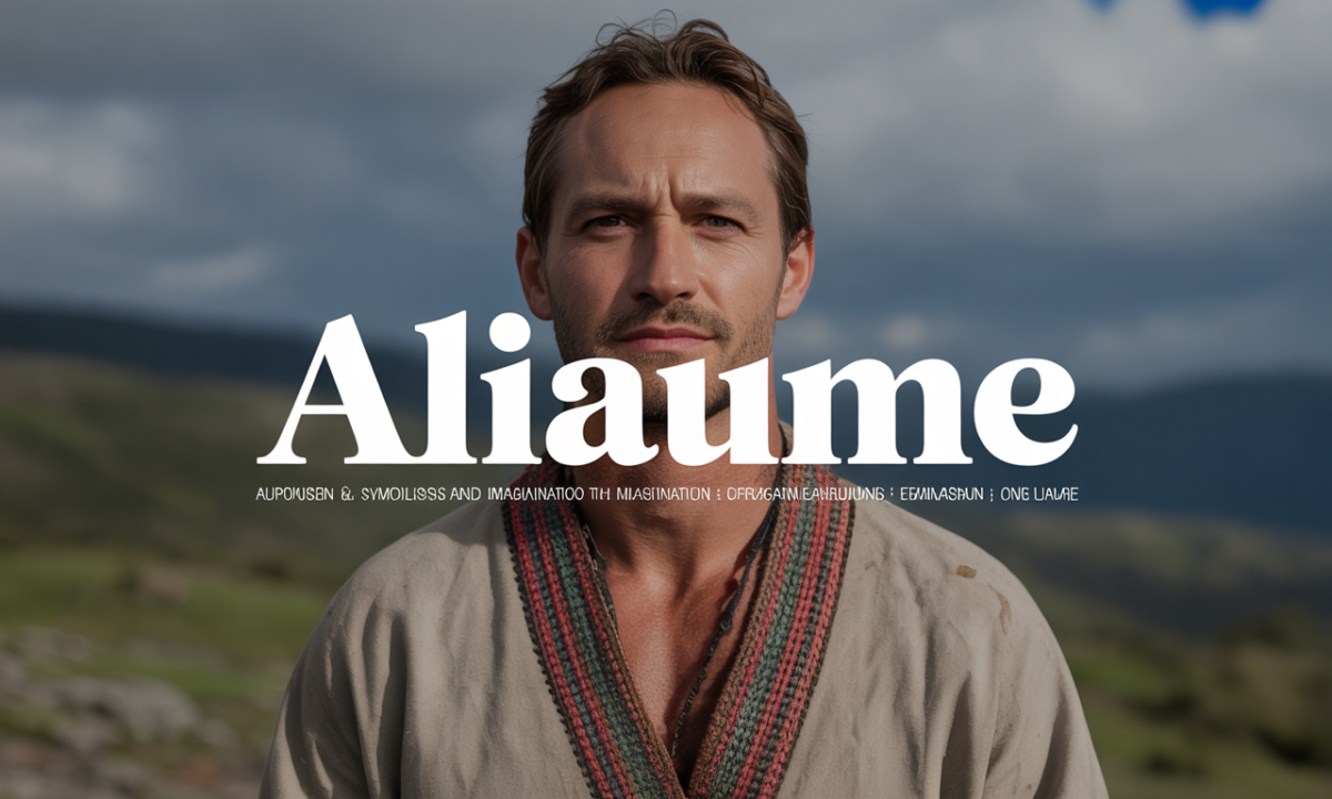 Illustration symbolique liée à l’origine du prénom Aliaume