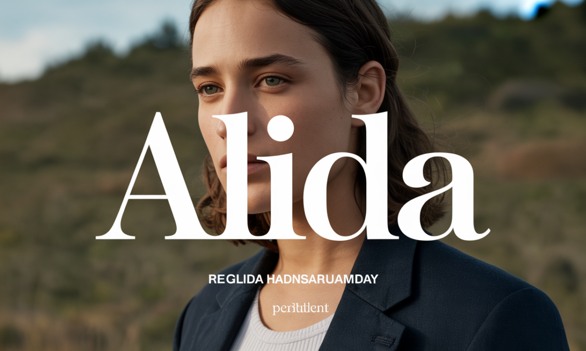 Illustration symbolique liée à l’origine du prénom Alida