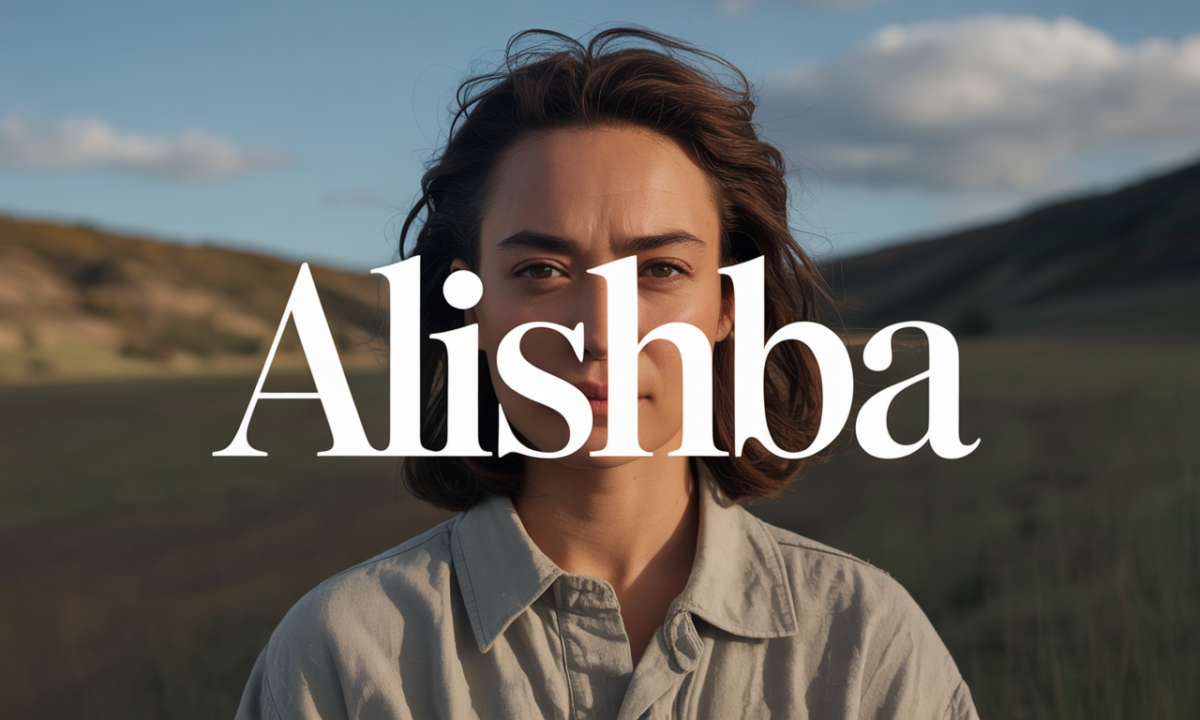 Illustration symbolique liée à l’origine du prénom Alishba