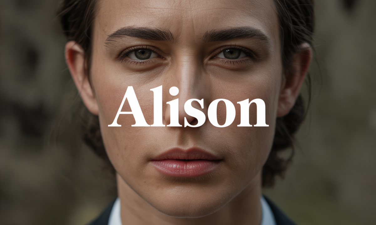 Illustration symbolique liée à l’origine du prénom Alison