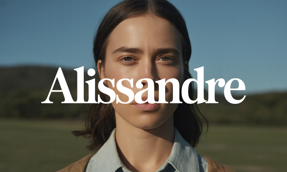 Illustration symbolique liée à l’origine du prénom Alissandre