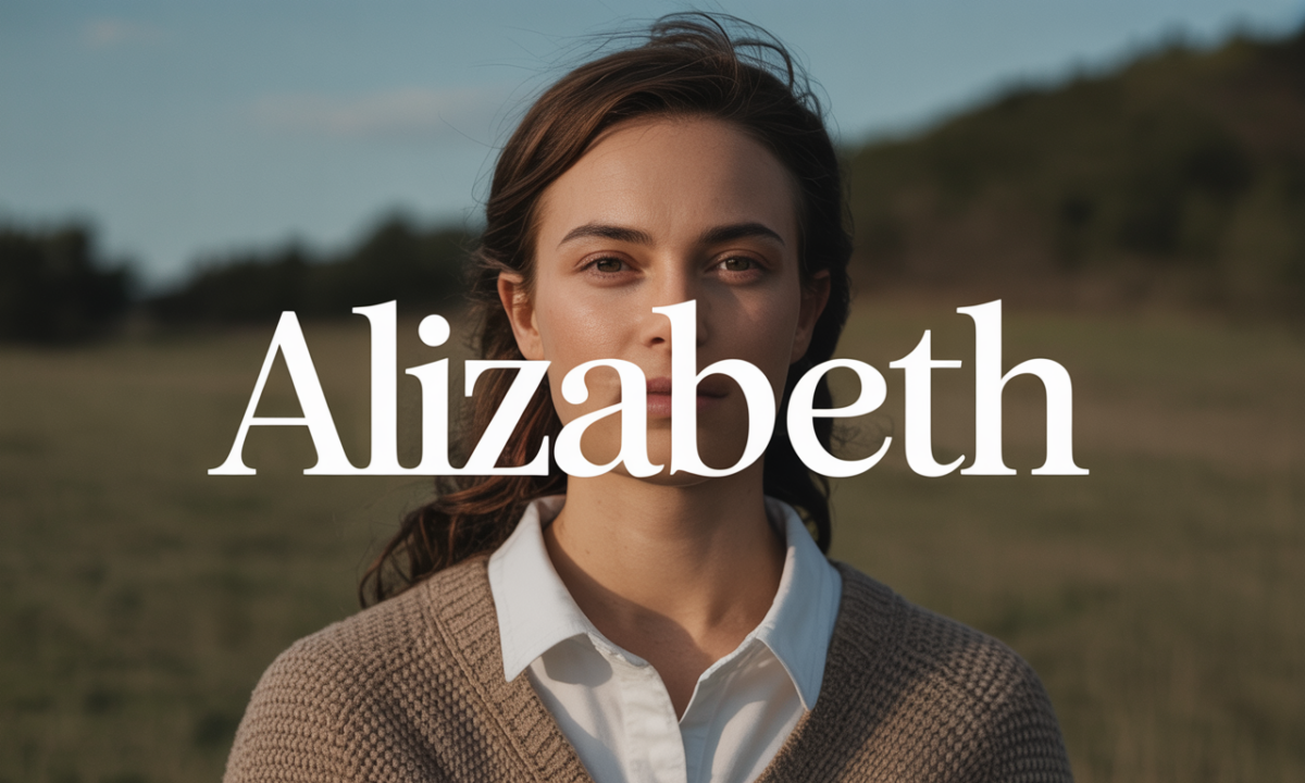 Illustration symbolique liée à l’origine du prénom Alizabeth