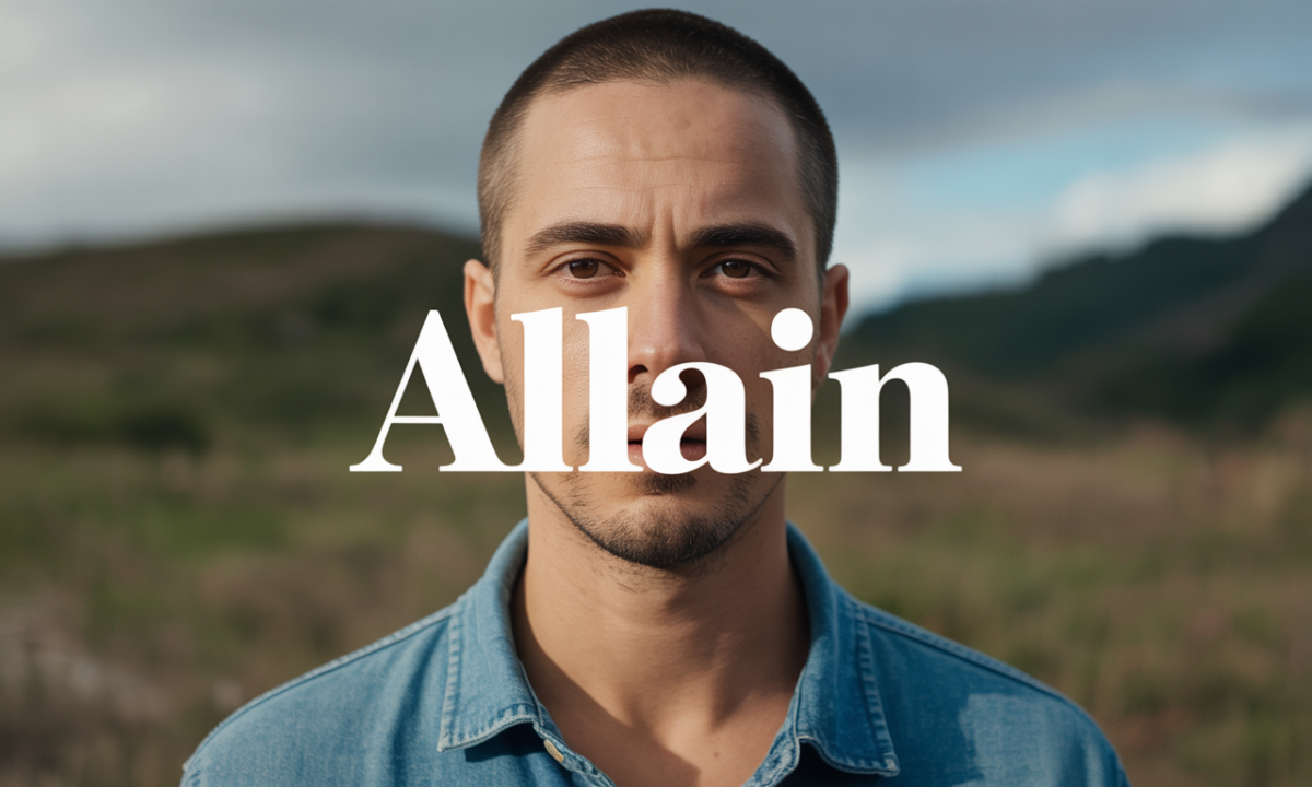 Illustration symbolique liée à l’origine du prénom Allain