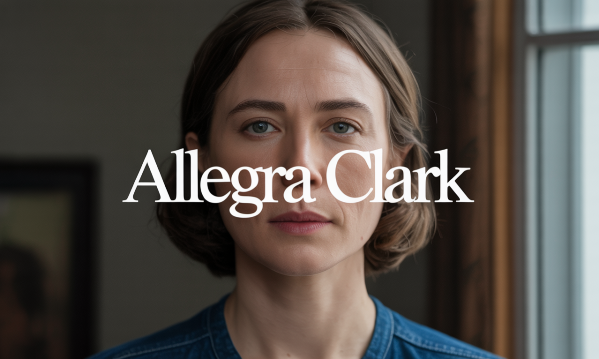 Illustration de Allegra Clark, personnalité publique