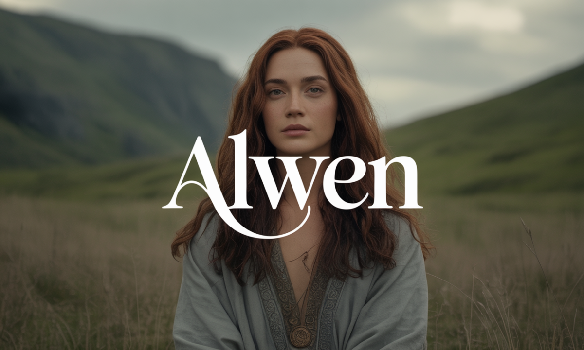 Illustration symbolique liée à l’origine du prénom Alwen