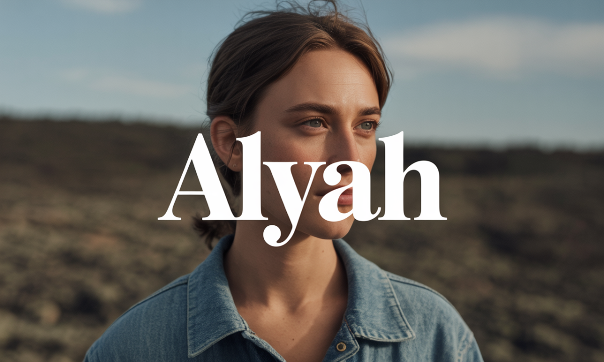 Illustration symbolique liée à l’origine du prénom Alyah