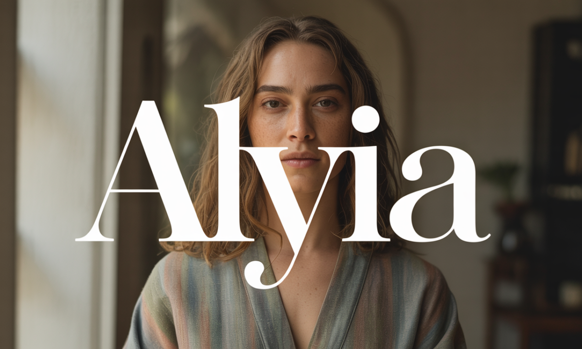 Illustration symbolique liée à l’origine du prénom Alyia