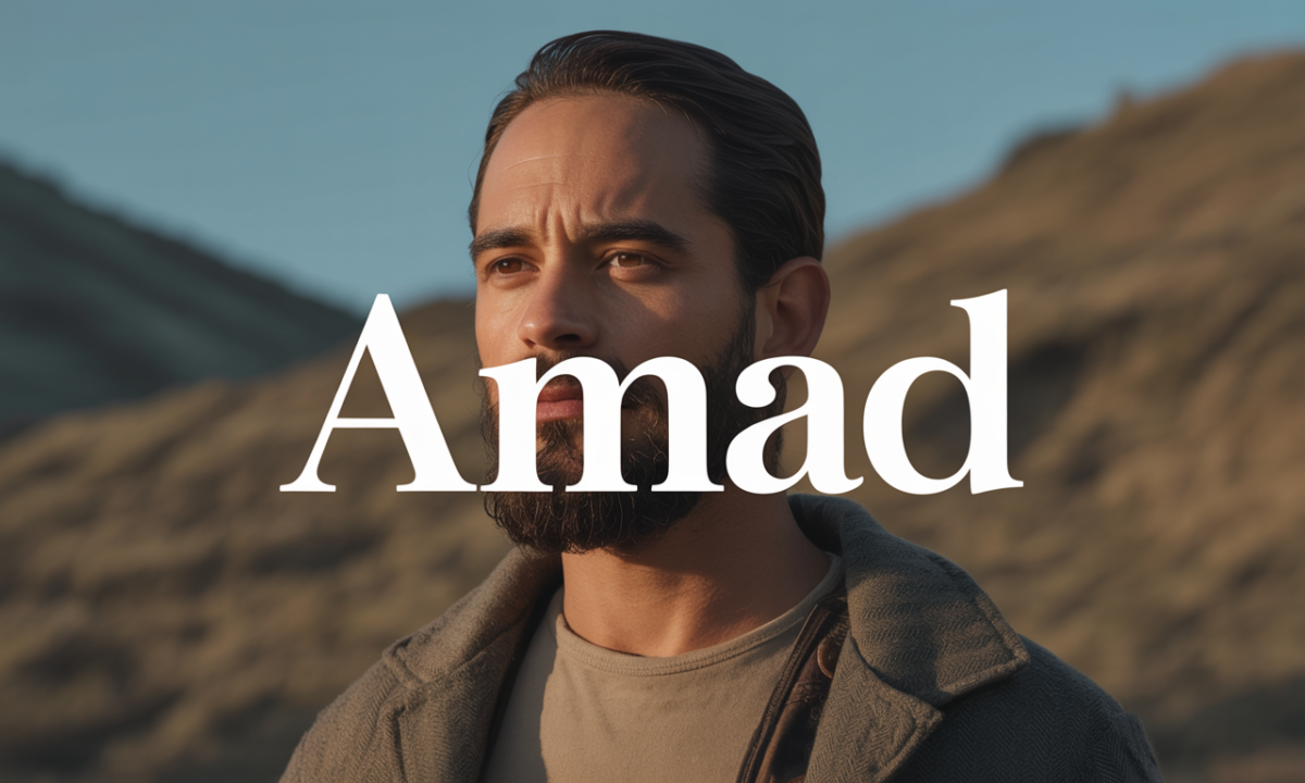 Illustration de Amad, Prénoms