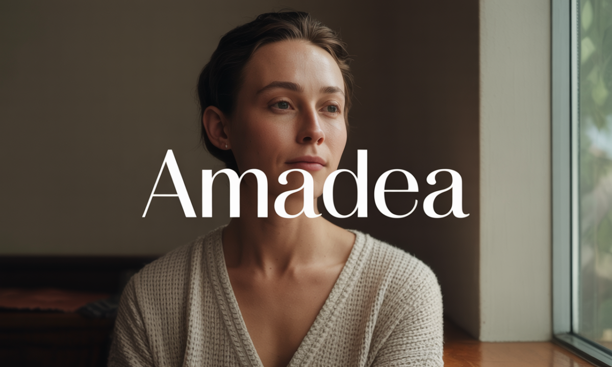 Illustration symbolique liée à l’origine du prénom Amadea