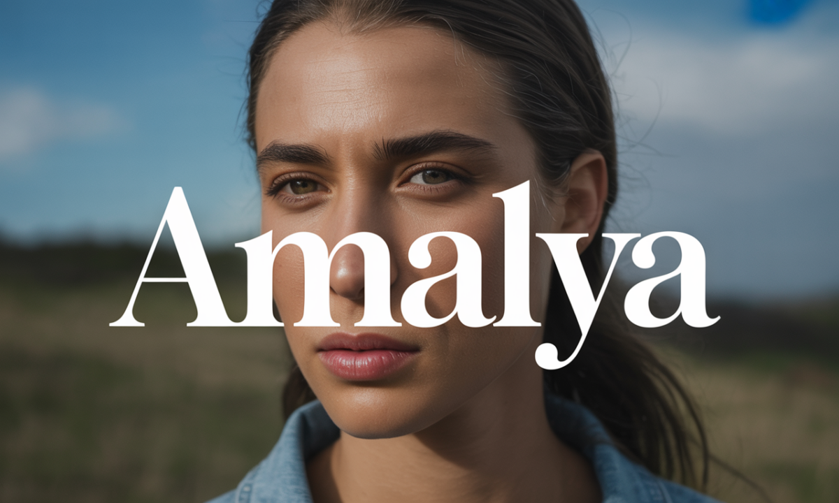 Illustration symbolique liée à l’origine du prénom Amalya