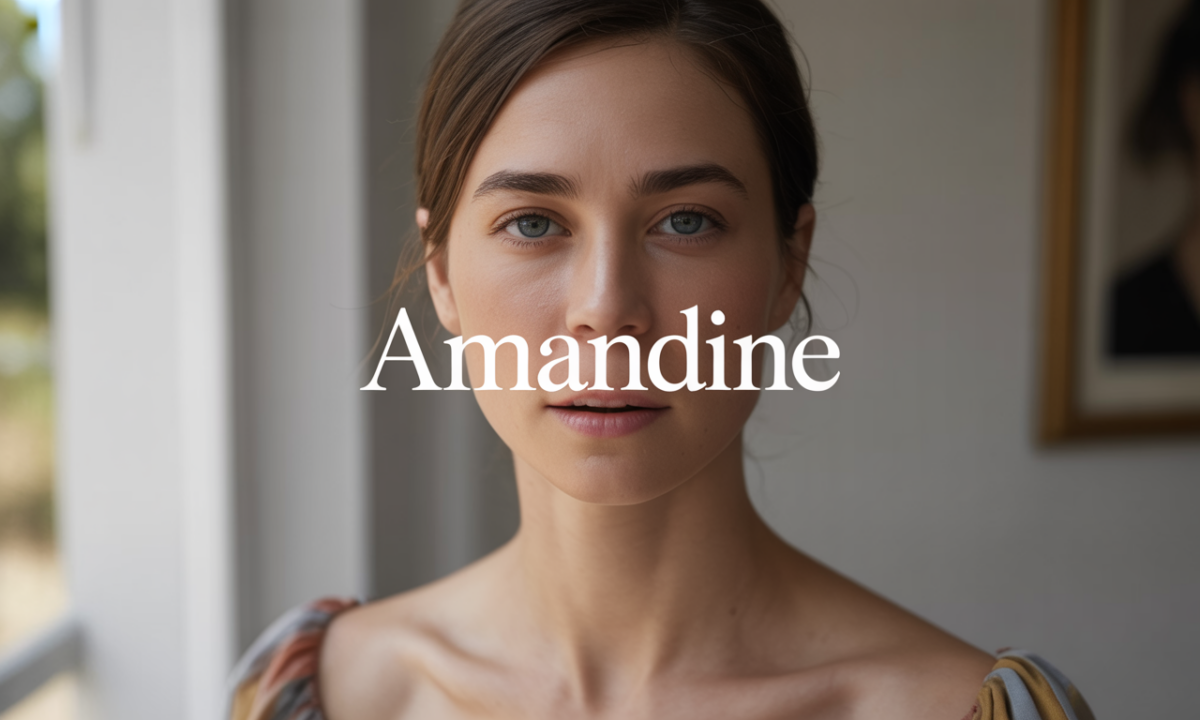 Illustration symbolique liée à l’origine du prénom Amandine