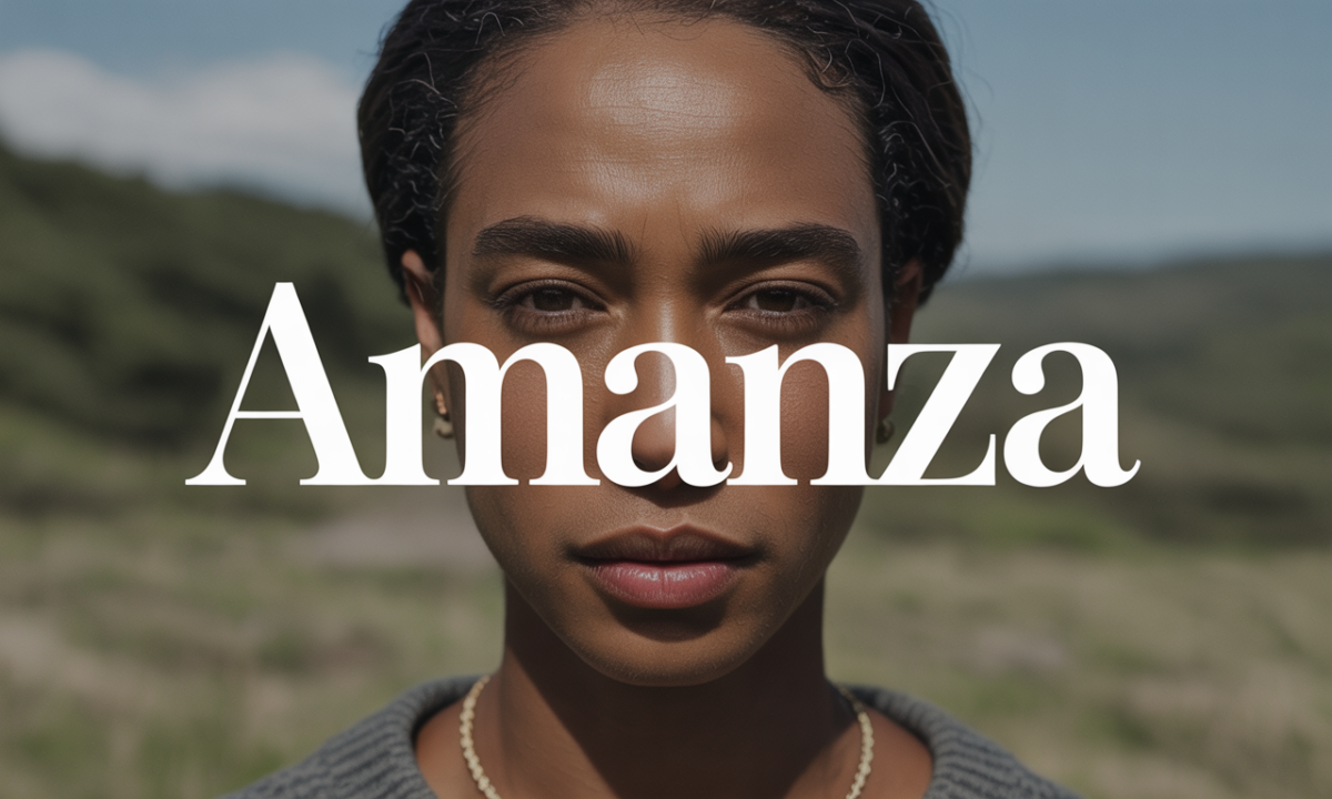 Illustration symbolique liée à l’origine du prénom Amanza