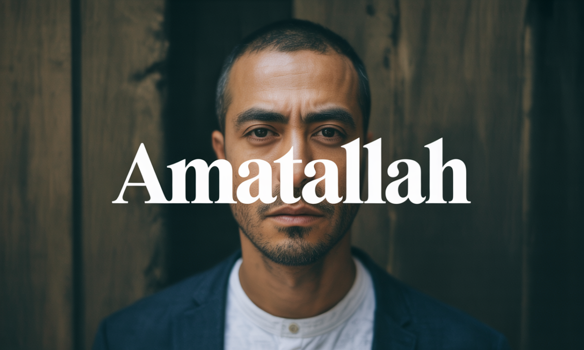 Illustration symbolique liée à l’origine du prénom Amatallah