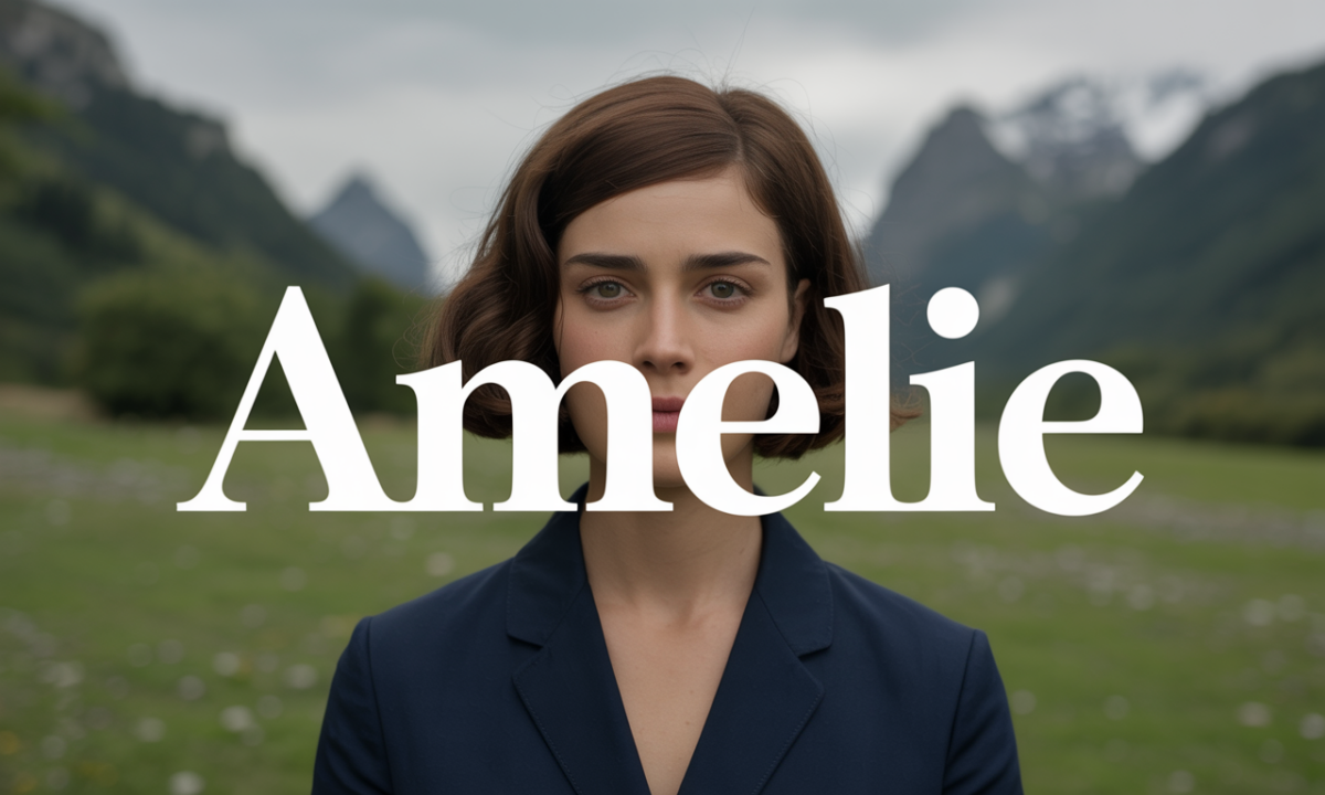 Illustration symbolique liée à l’origine du prénom Amelie