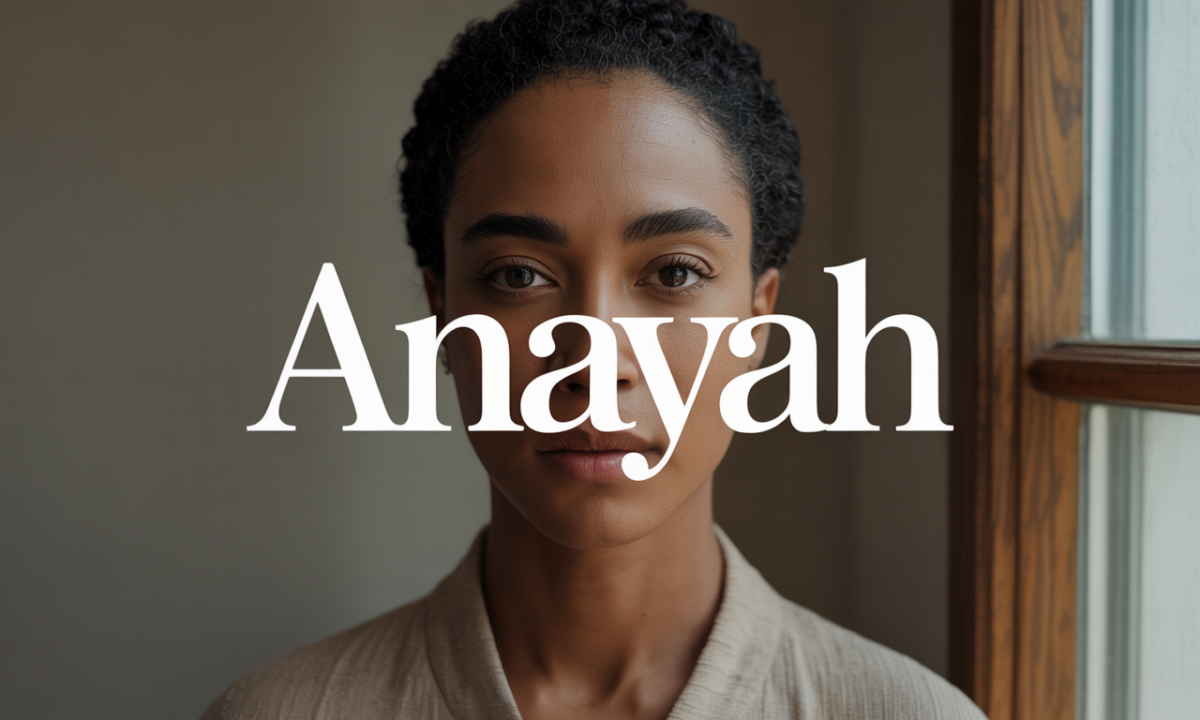 anayah, un prénom élégant et intemporel, parfait pour une nouvelle aventure ou un personnage unique.