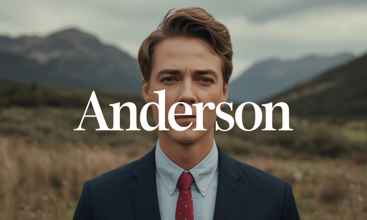 Illustration symbolique liée à l’origine du prénom Anderson