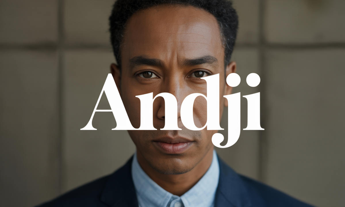 Illustration de Andji, Prénoms