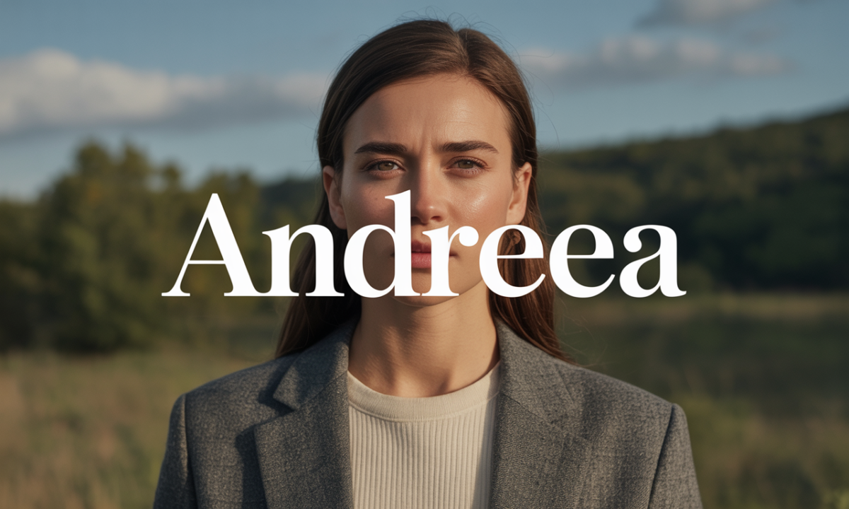 Illustration de Andreea, Prénoms