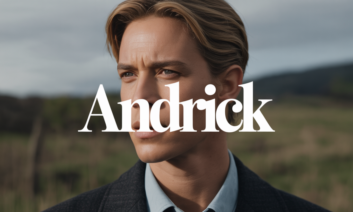 Illustration symbolique liée à l’origine du prénom Andrick