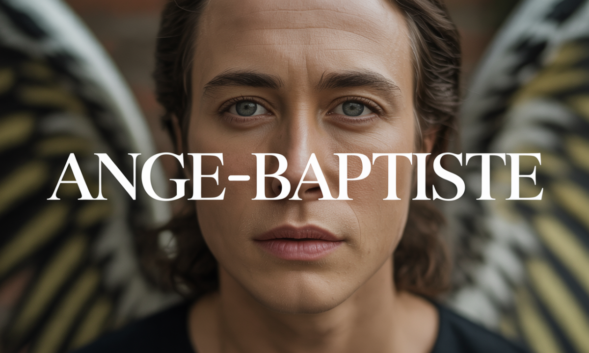 Illustration symbolique liée à l’origine du prénom Ange-baptiste