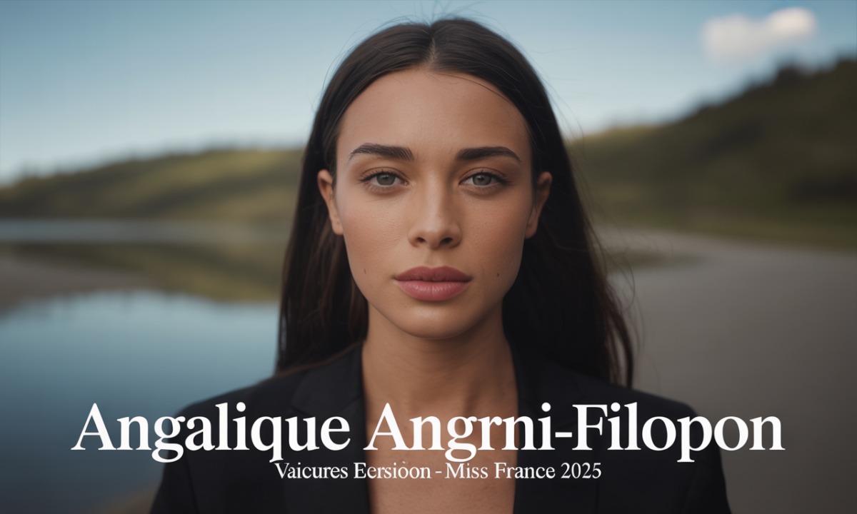 Ilustração de Angélique Angarni-Filopon – Miss France 2025, Celebridades e personalidades