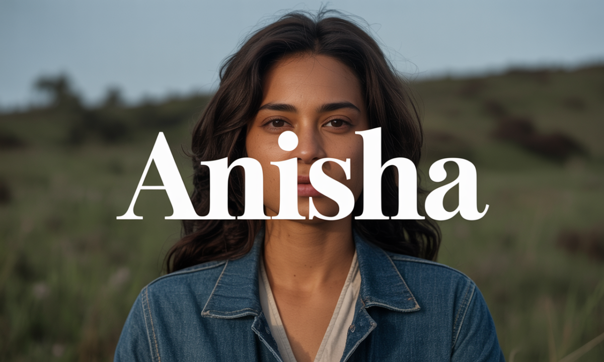 Illustration symbolique liée à l’origine du prénom Anisha