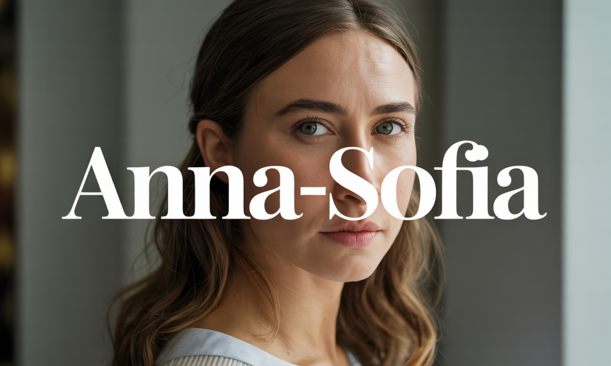 Illustration symbolique liée à l’origine du prénom Anna-sofia