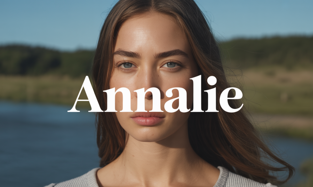 Illustration symbolique liée à l’origine du prénom Annalie