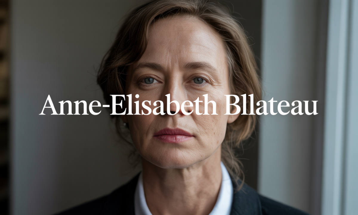 Illustration de Anne-Elisabeth Blateau, personnalité publique