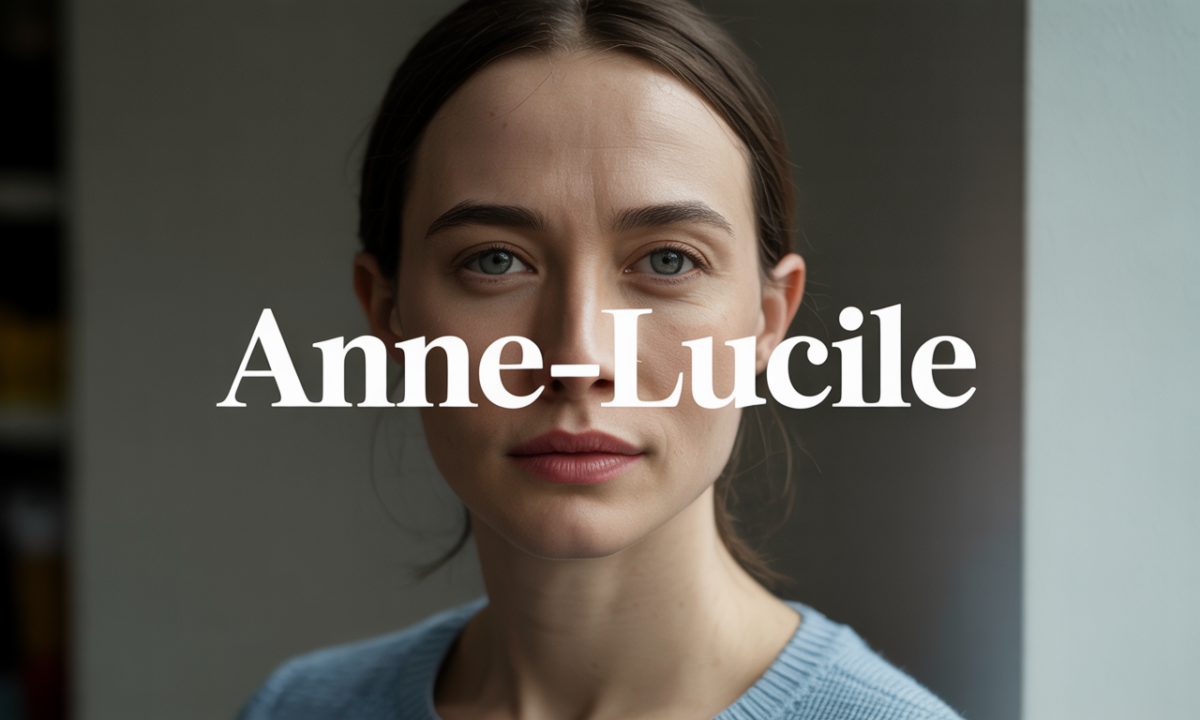 découvrez anne-lucile, une personnalité pleine de charme et d'authenticité. explorez ses passions, ses projets et son univers unique.