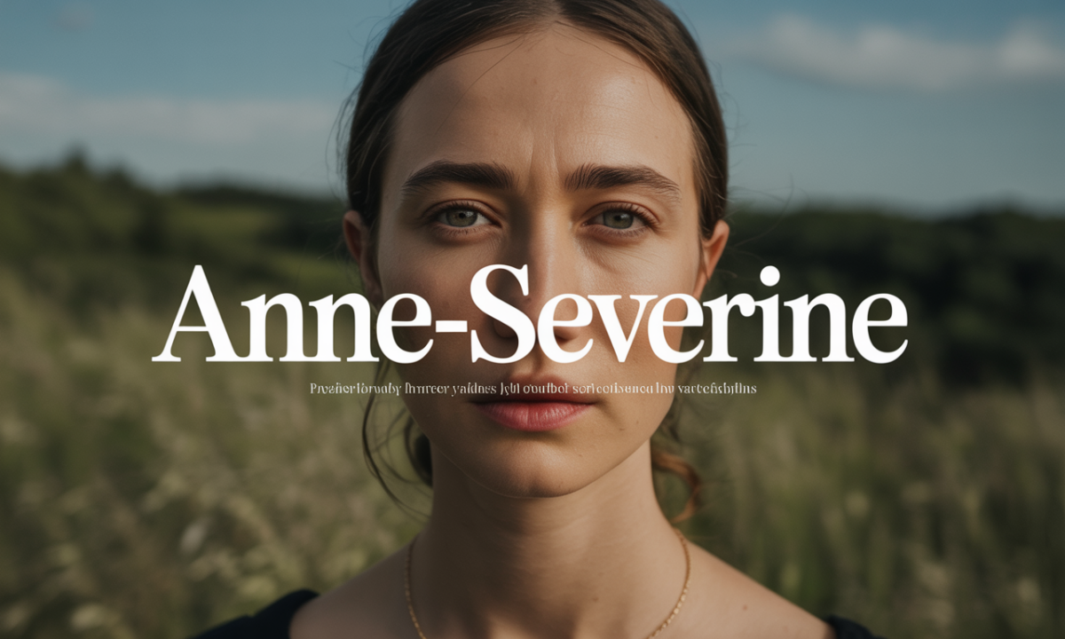 découvrez anne-séverine, une personnalité passionnée et inspirante, dédiée à partager ses expériences et ses talents uniques.