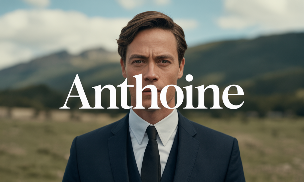 anthoine, un prénom à la fois classique et élégant, célébrant l'authenticité et la personnalité unique de chacun.