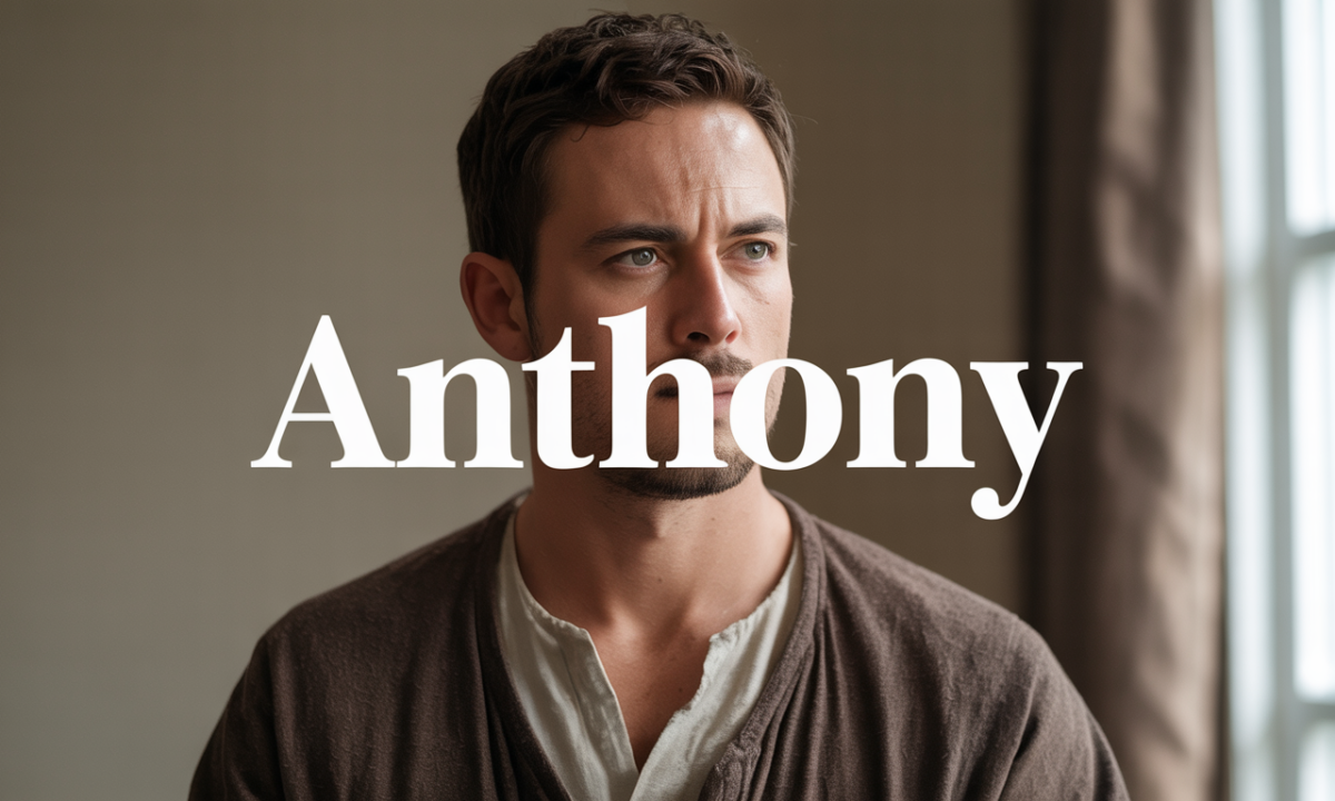 découvrez anthony, un prénom chargé d'histoire et de personnalité, révélant charisme et authenticité.