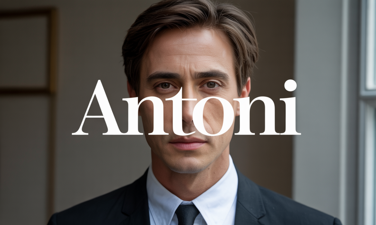 découvrez antoni, une œuvre unique mêlant créativité et émotion, captivant tous les passionnés d'art et de culture.