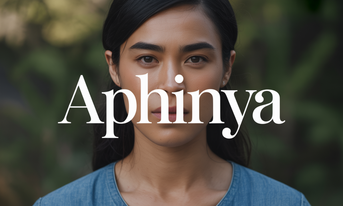 Illustration symbolique liée à l’origine du prénom Aphinya