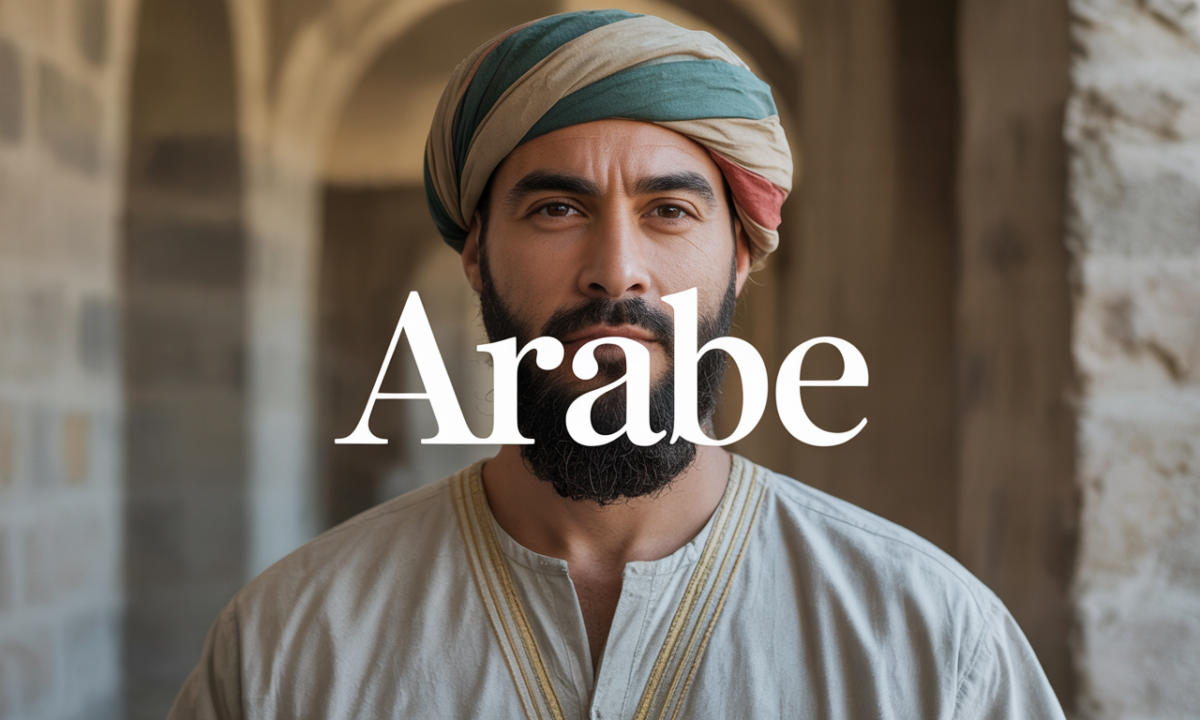 Illustration de Arabe, Noms de famille