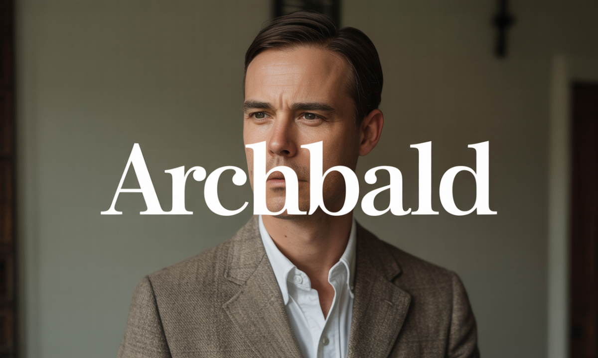 Illustration de Archibald, Prénoms