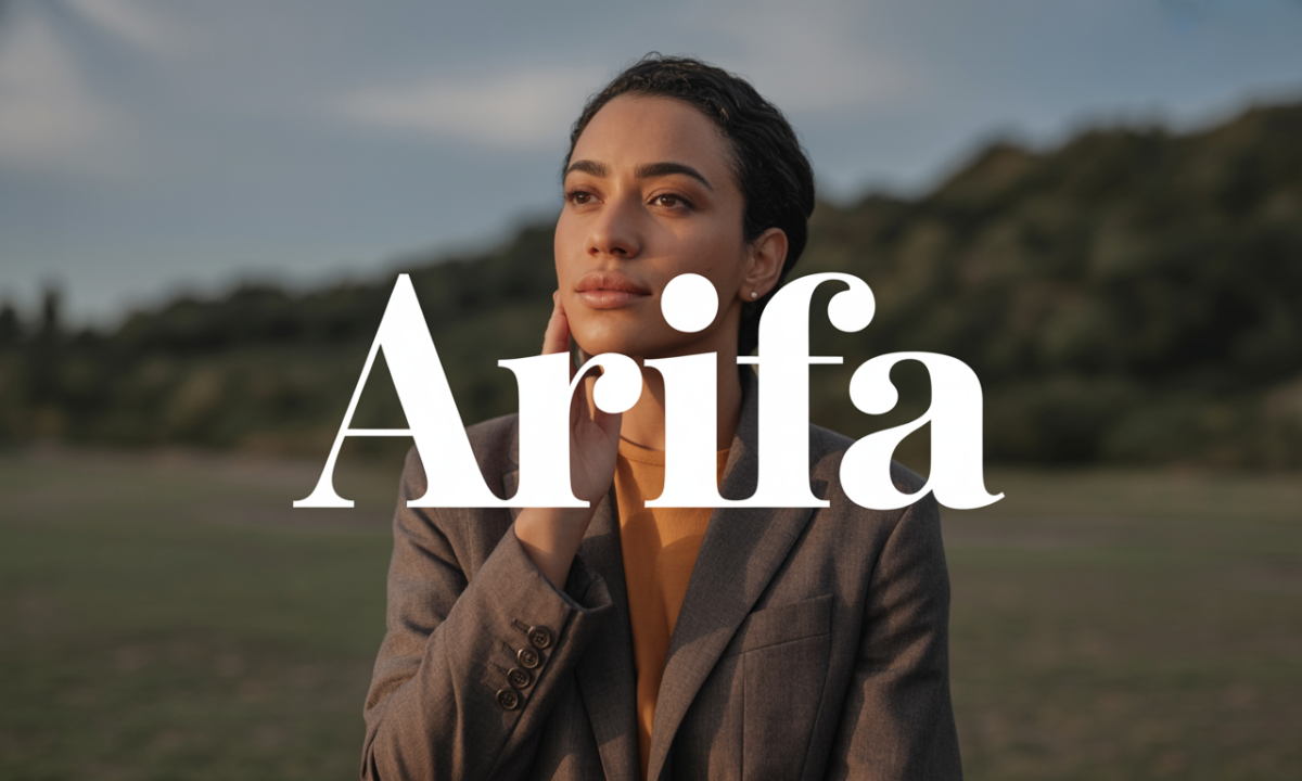 Illustration symbolique liée à l’origine du prénom Arifa