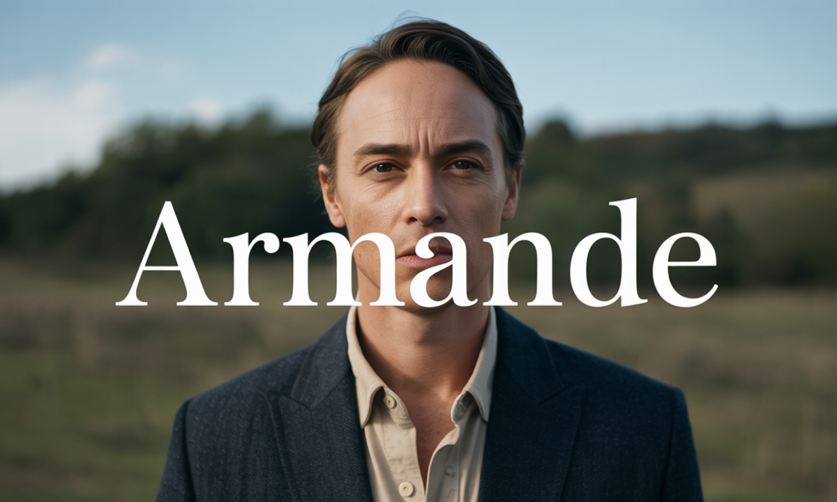 découvrez armande, un prénom élégant et intemporel, riche en histoire et en signification, parfait pour toute personne en quête d'authenticité et de charme.