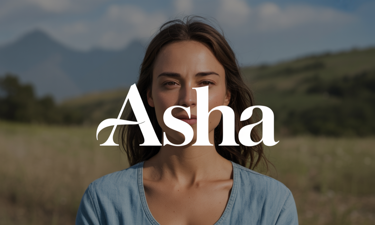 Illustration de Asha, Prénoms