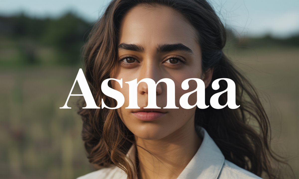 Illustration symbolique liée à l’origine du prénom Asmaa