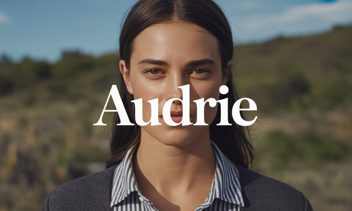 Illustration de Audrie, Prénoms