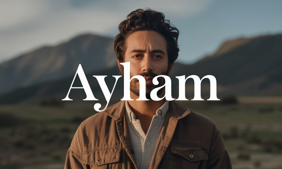 Illustration symbolique liée à l’origine du prénom Ayham