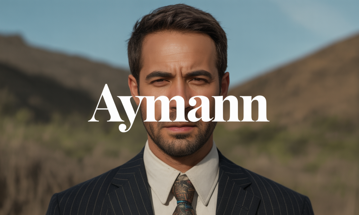 Illustration symbolique liée à l’origine du prénom Aymann